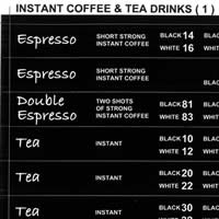 WESTOMATIC INSTANT 1 COFFEE & TEA DRINKS